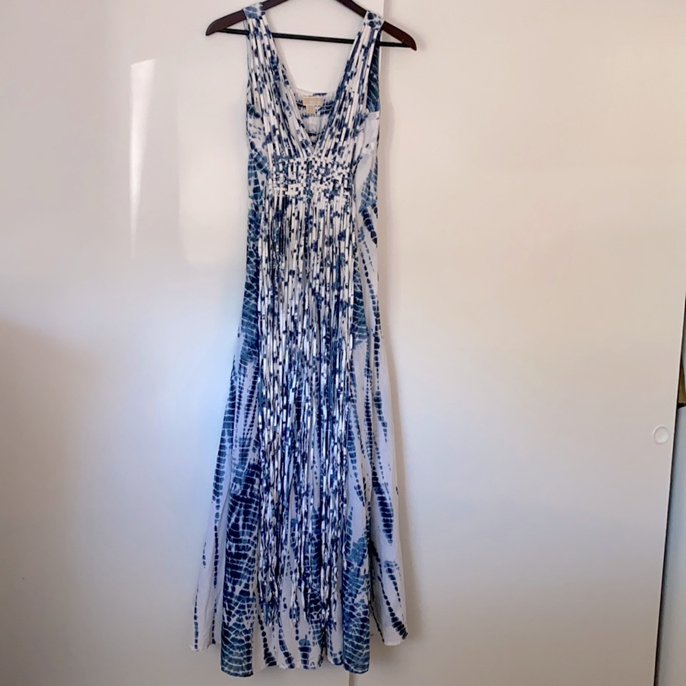 Michael Kors Woven Tassel Maxi Dress